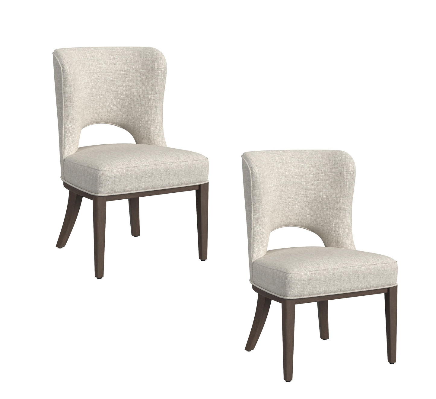 Trevino - Dining Chair (Set of 2) - Clarkson's Sand / Chestnut Brown