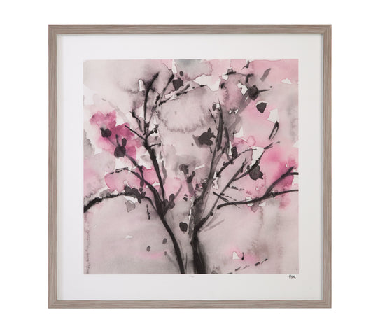 The Blossoms - I Framed Print - Pink