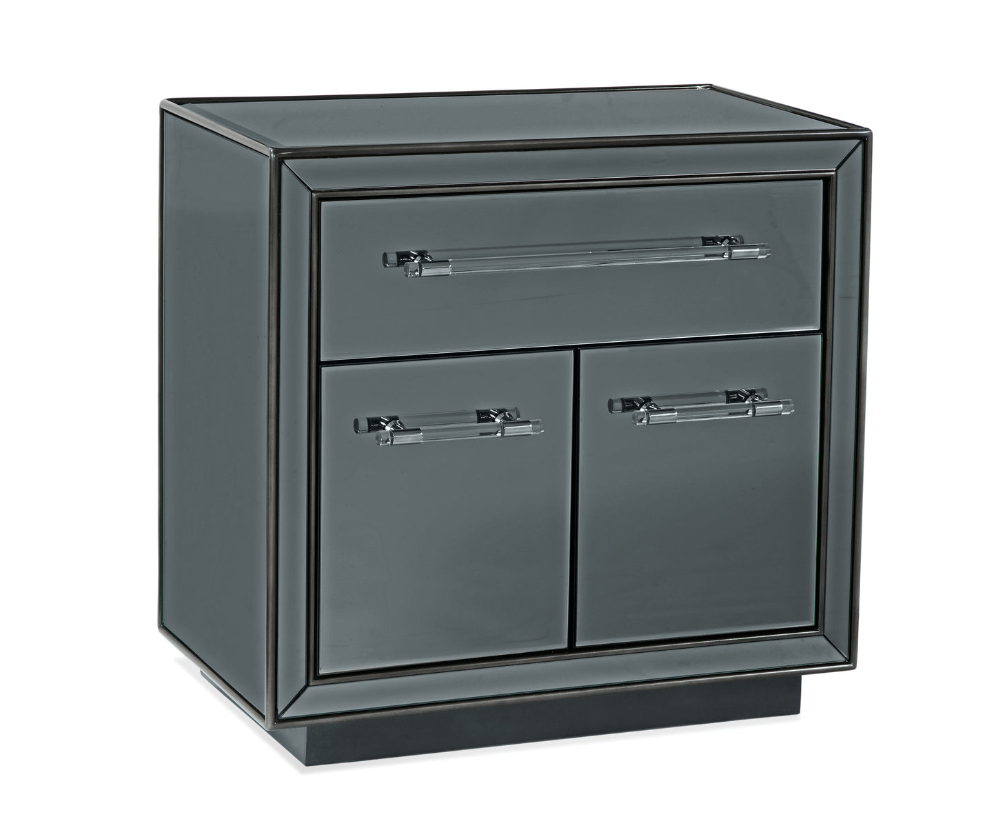 Trevor - Chairside Chest - Gray