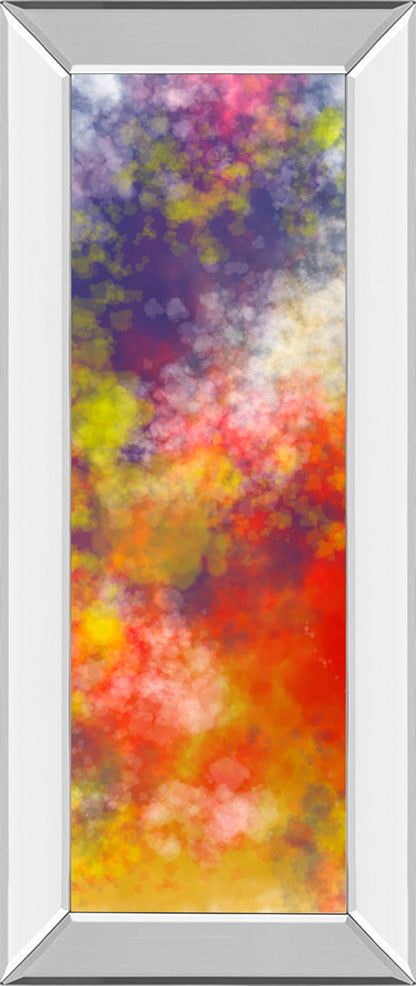 Vapor I. A By Jason Johnson - Mirror Framed Print Wall Art - Red