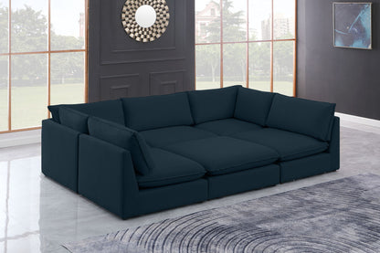 Mackenzie - Modular Sectional 6 Piece - Navy