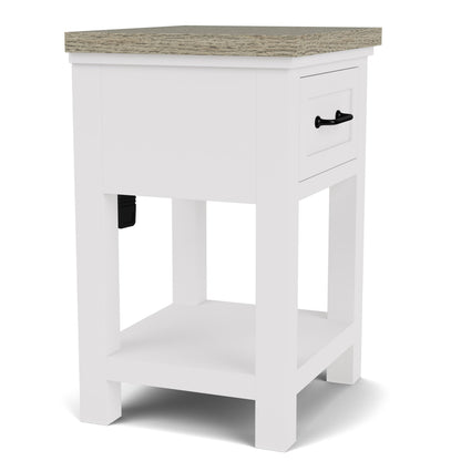 Cora - One Drawer Nightstand - White