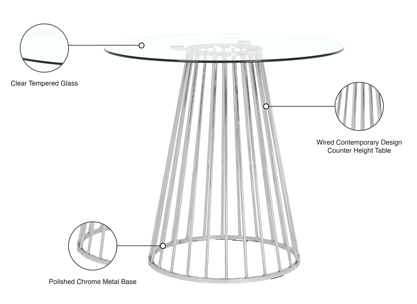 Gio - Counter Height Table