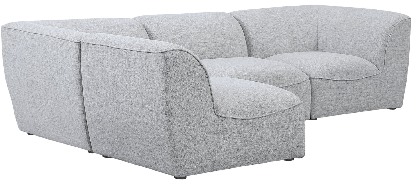 Miramar - Modular Sectional 4 Piece - Gray