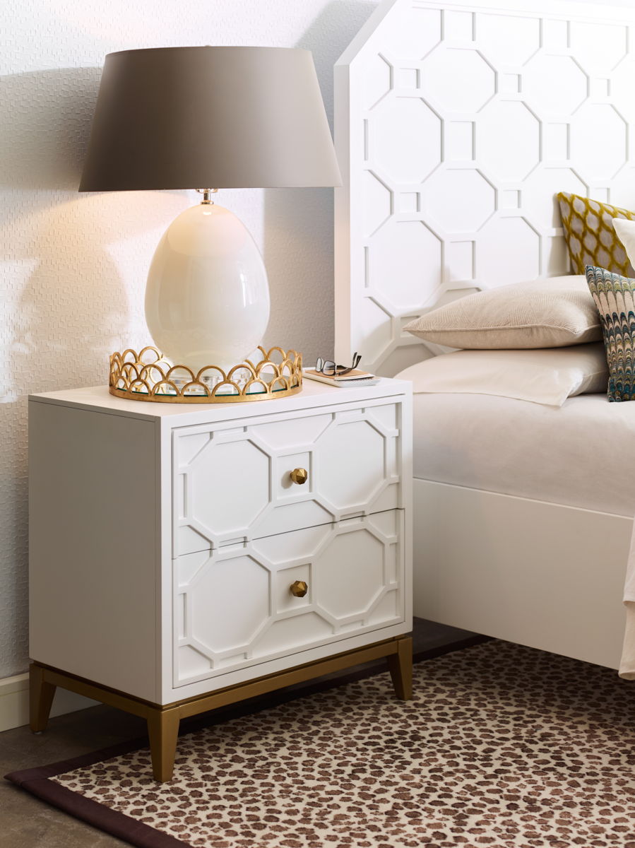 Chelsea by Rachael Ray - 2 Drawers Nightstand - White