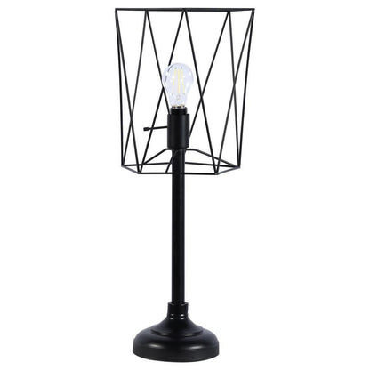 Mayfield - Open Frame Torch Table Lamp - Black