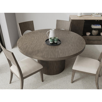 Sariel - Round Dining Table - Dark Brown