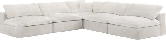 Cozy - Modular Sectional Cloud 5 Piece - Beige