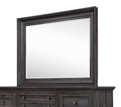 Calistoga - Mirror In Weathered Charcoal - Weathered Charcoal