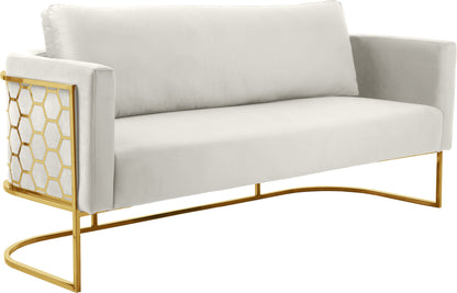 Casa - Sofa with Gold Legs