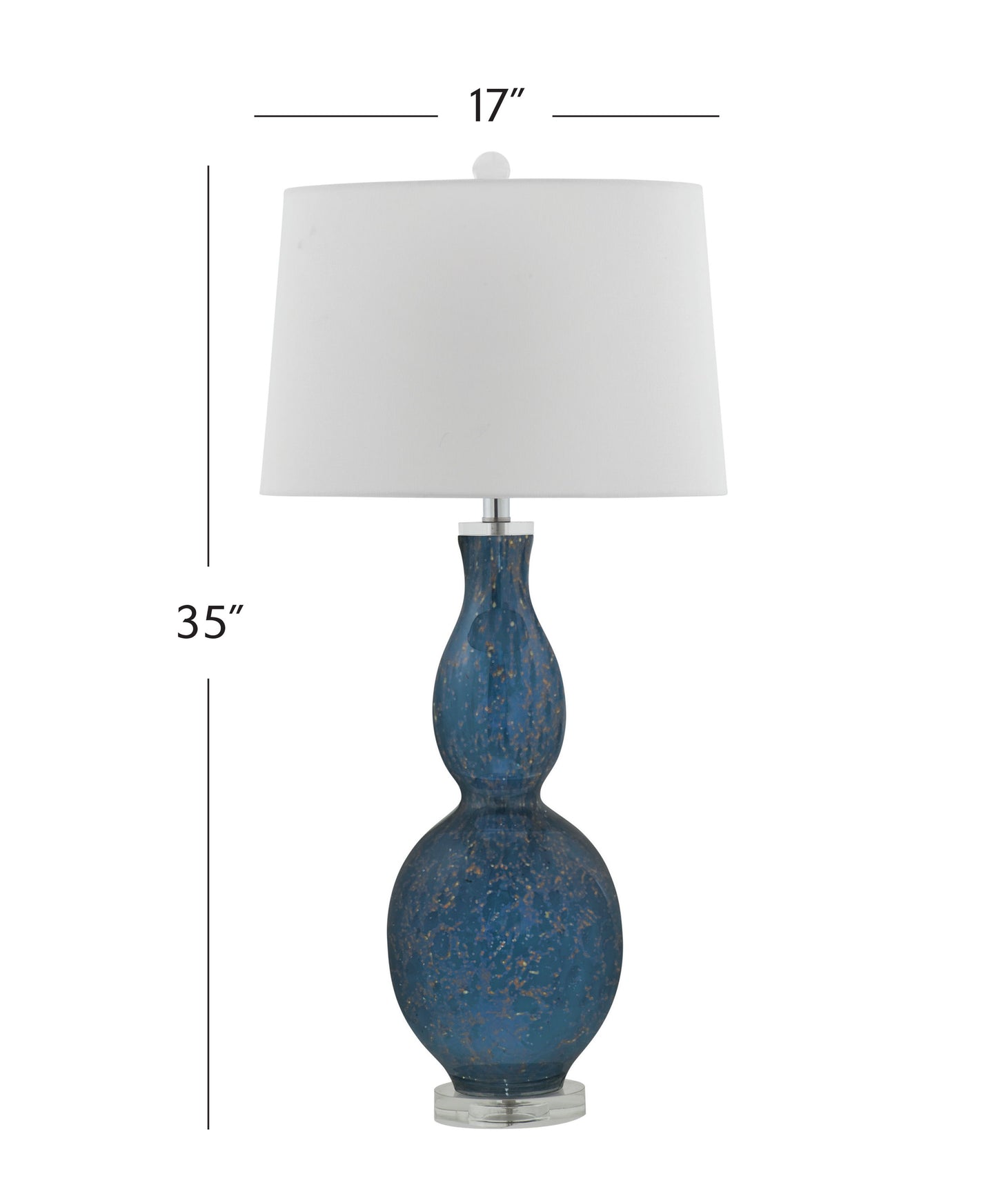 Presley - Table Lamp - Blue / White