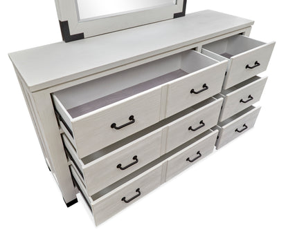 Harper Springs - Drawer Dresser - Silo White