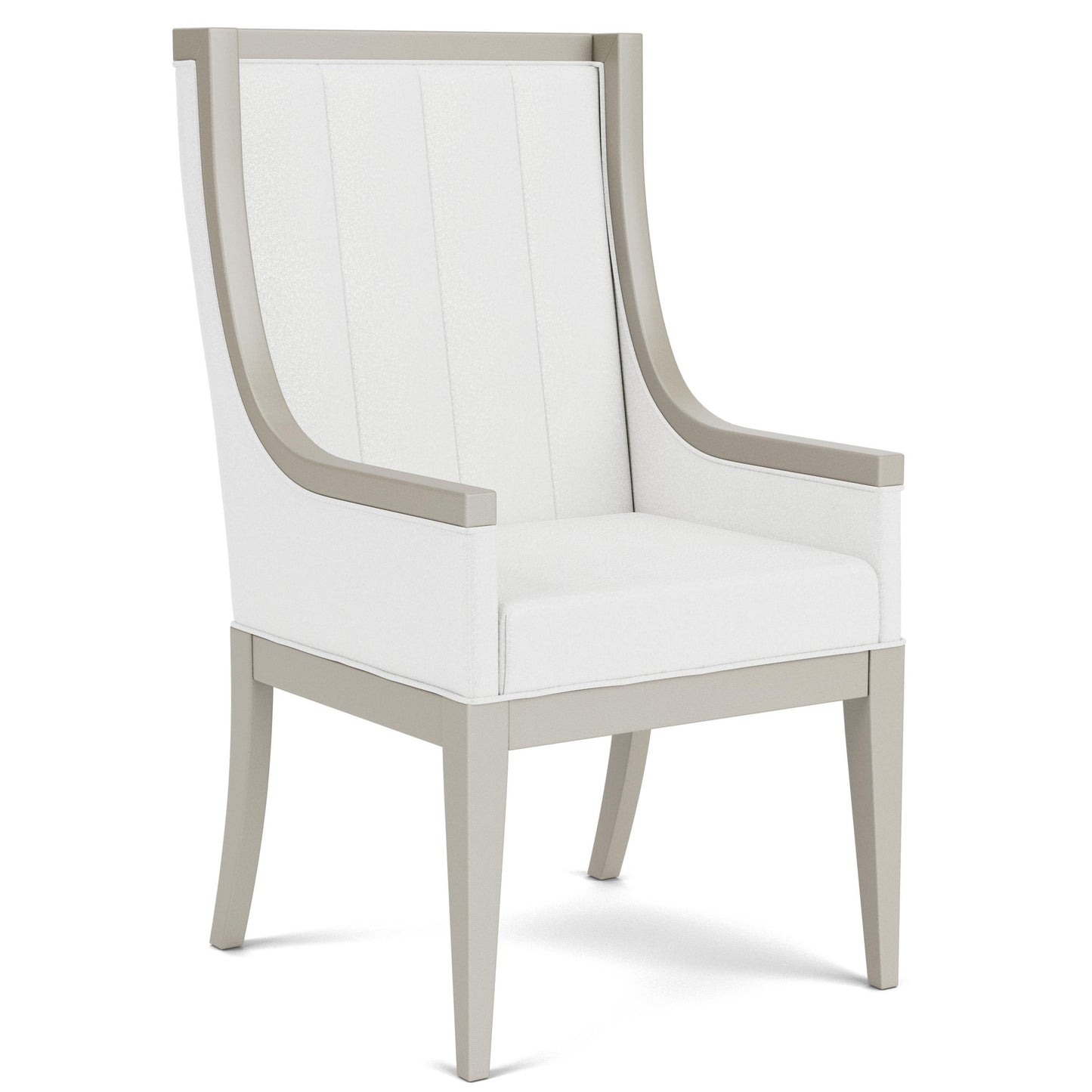 Hepburn - Upholstered Host Chair (Set of 2) 2" - White