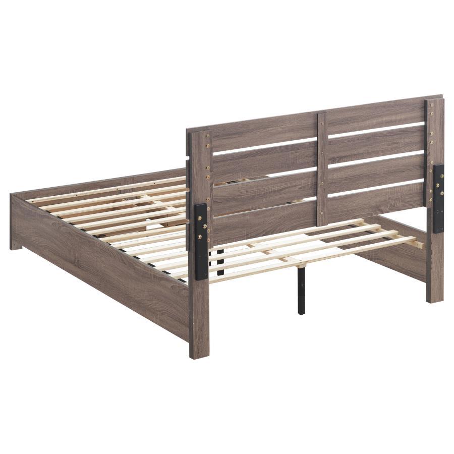 Brantford - Wood Storage Panel Bed