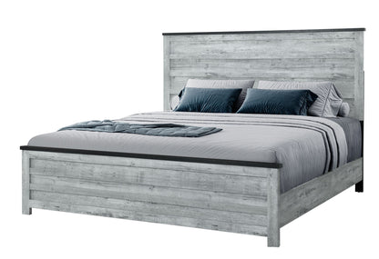 Ozark - 5 Piece Full Bedroom Set - Gray Wash