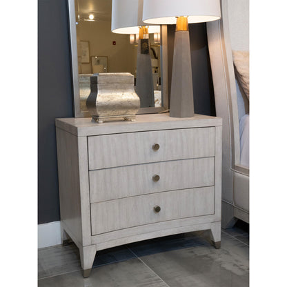 Hepburn - 3-Drawer Nightstand - White