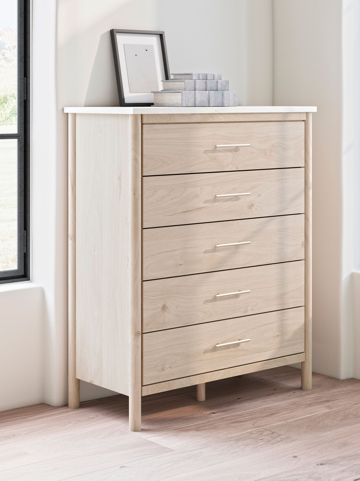 Cadmori - Five Drawer Wide Chest