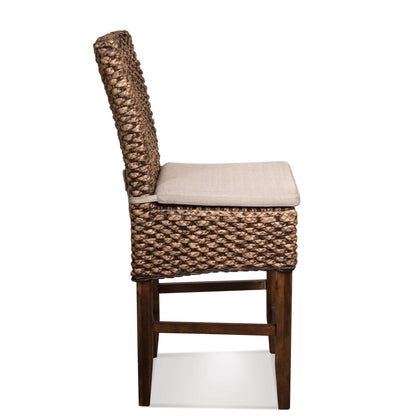 Mix-N-Match Chairs - Woven Counter Upholstered Stool (Set of 2) - Hazelnut