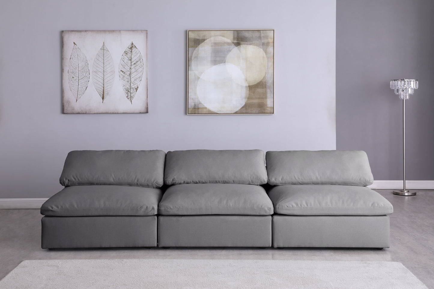 Serene - Modular Armless 3 Seat Sofa