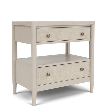 Laguna - Two Drawer Nightstand - Beige