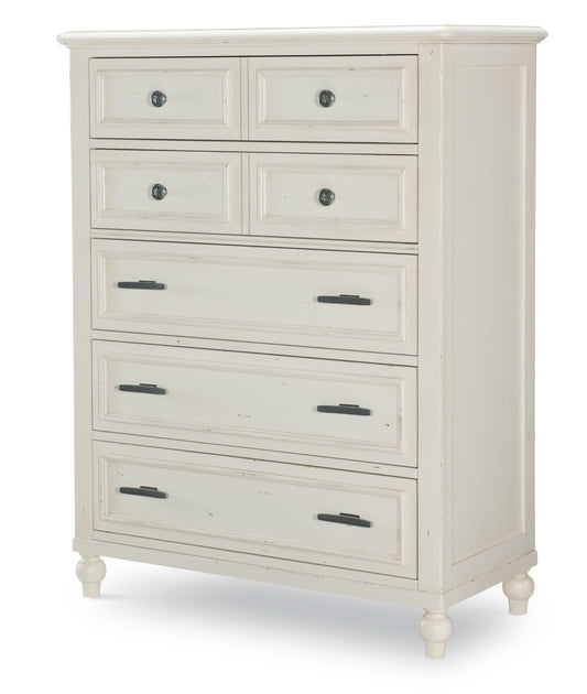 Lake House - Drawer Chest - Pebble White