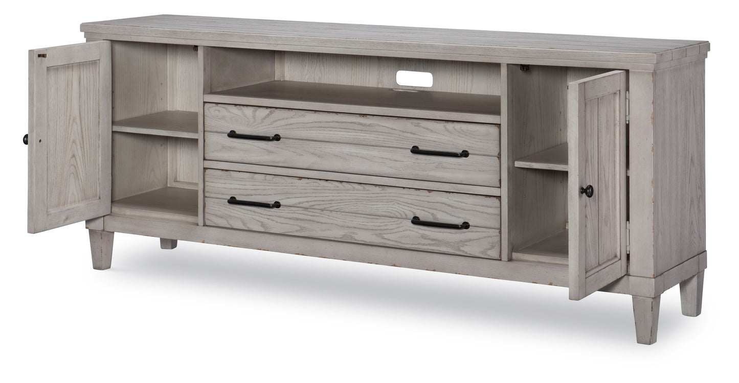 Belhaven - Entertainment Console - Pearl Silver