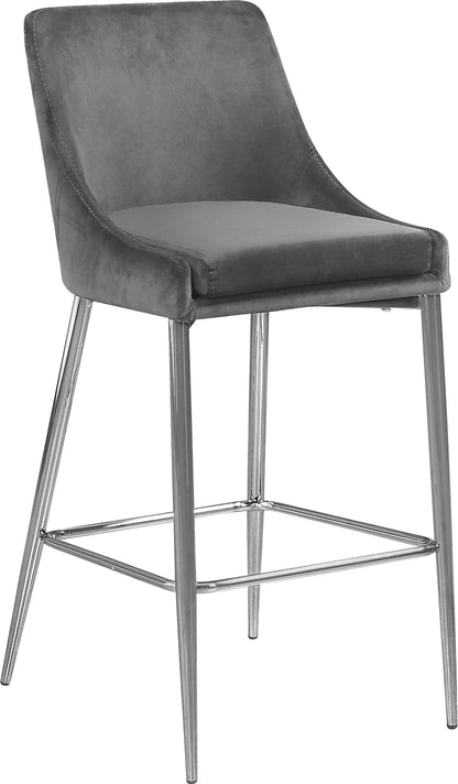 Karina - Stool with Chrome Legs (Set of 2)