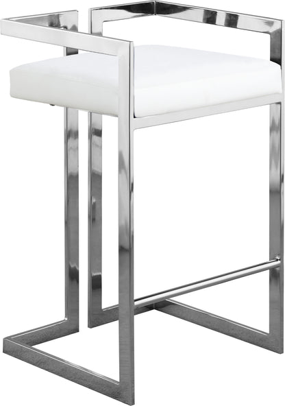 Ezra - Stool with Chrome Legs (Set of 2)