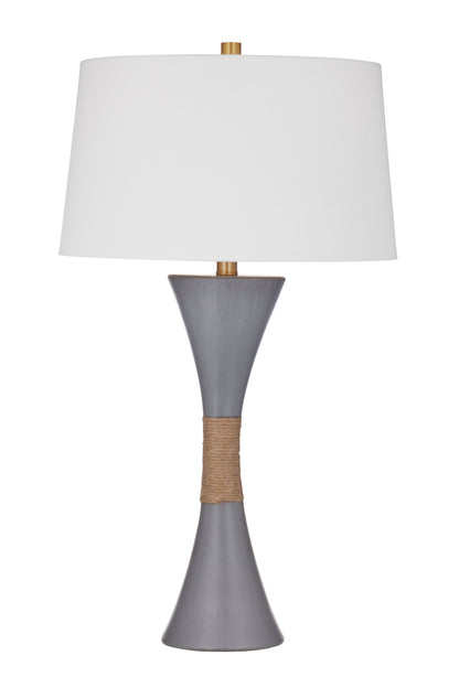 Dorian - Table Lamp - Gray / White