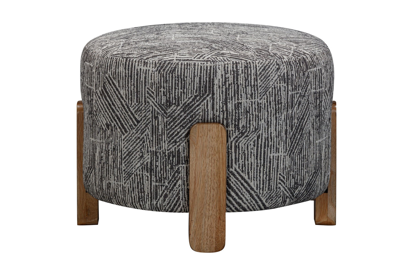 Jasper - Accent Ottoman - Exquisite Zebra