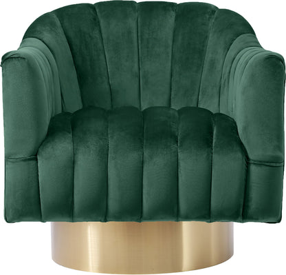 Farrah - Accent Chair with Gold Base