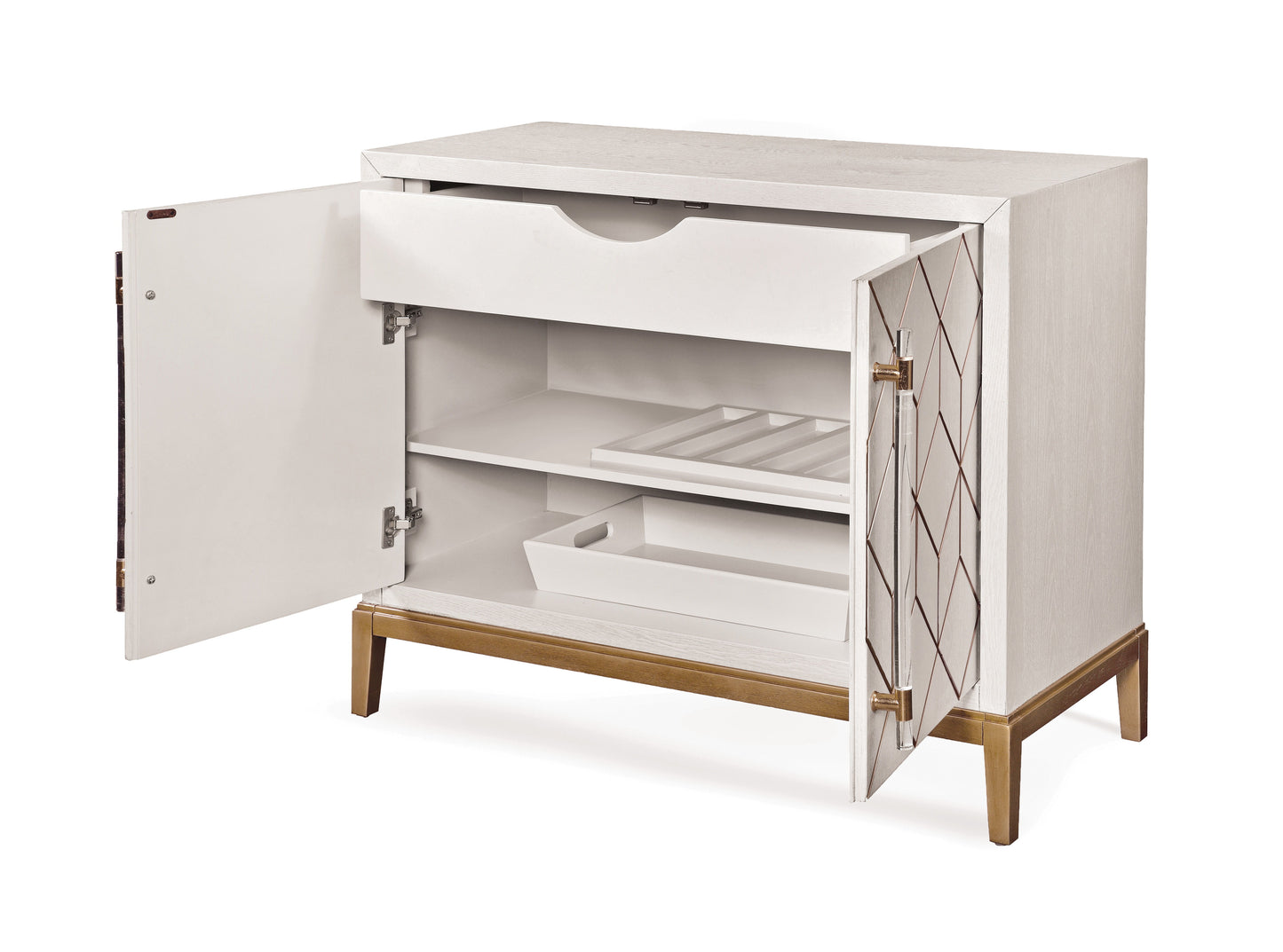 Perrine - Hospitality Cabinet - White