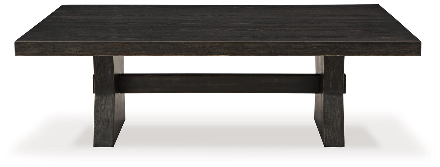 Galliden - Black - Rectangular Cocktail Table