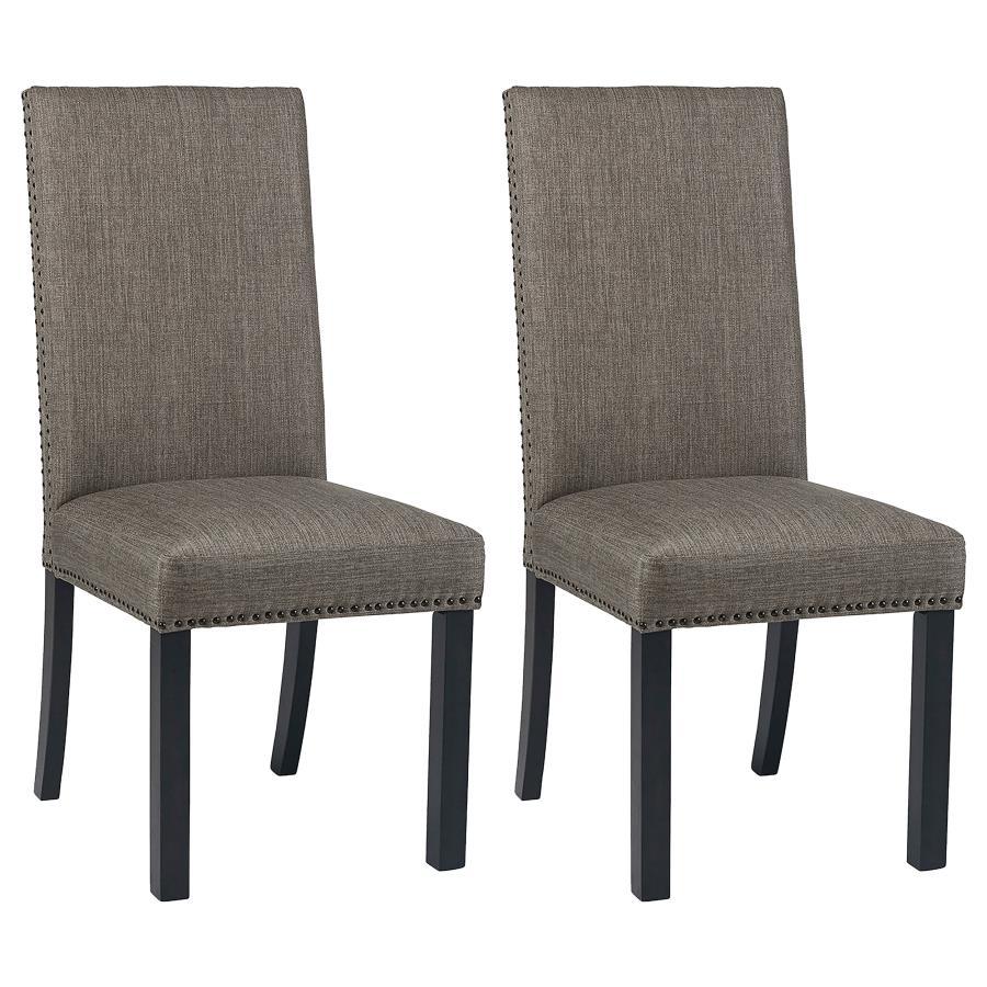 Hubbard - Fabric Upholstered Dining Side Chair (Set of 2) - Gray