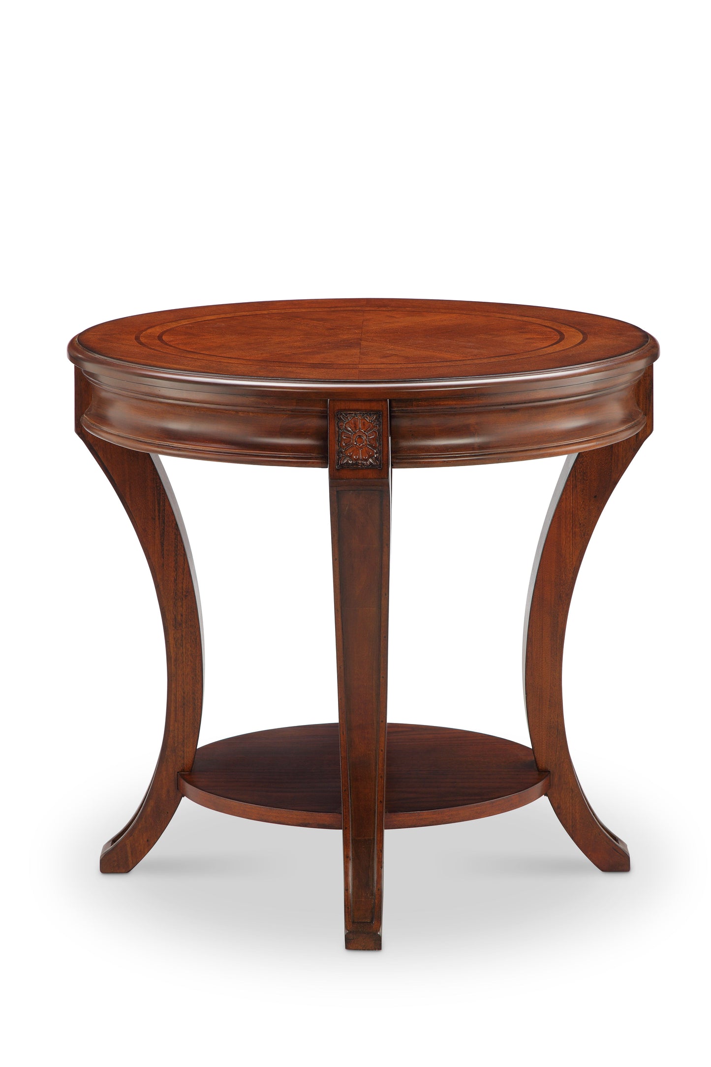 Winslet - Oval End Table - Cherry