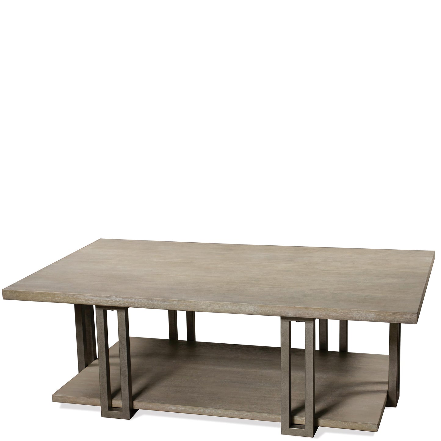 Adelyn - Rectangular Cocktail Table - Crema Gray