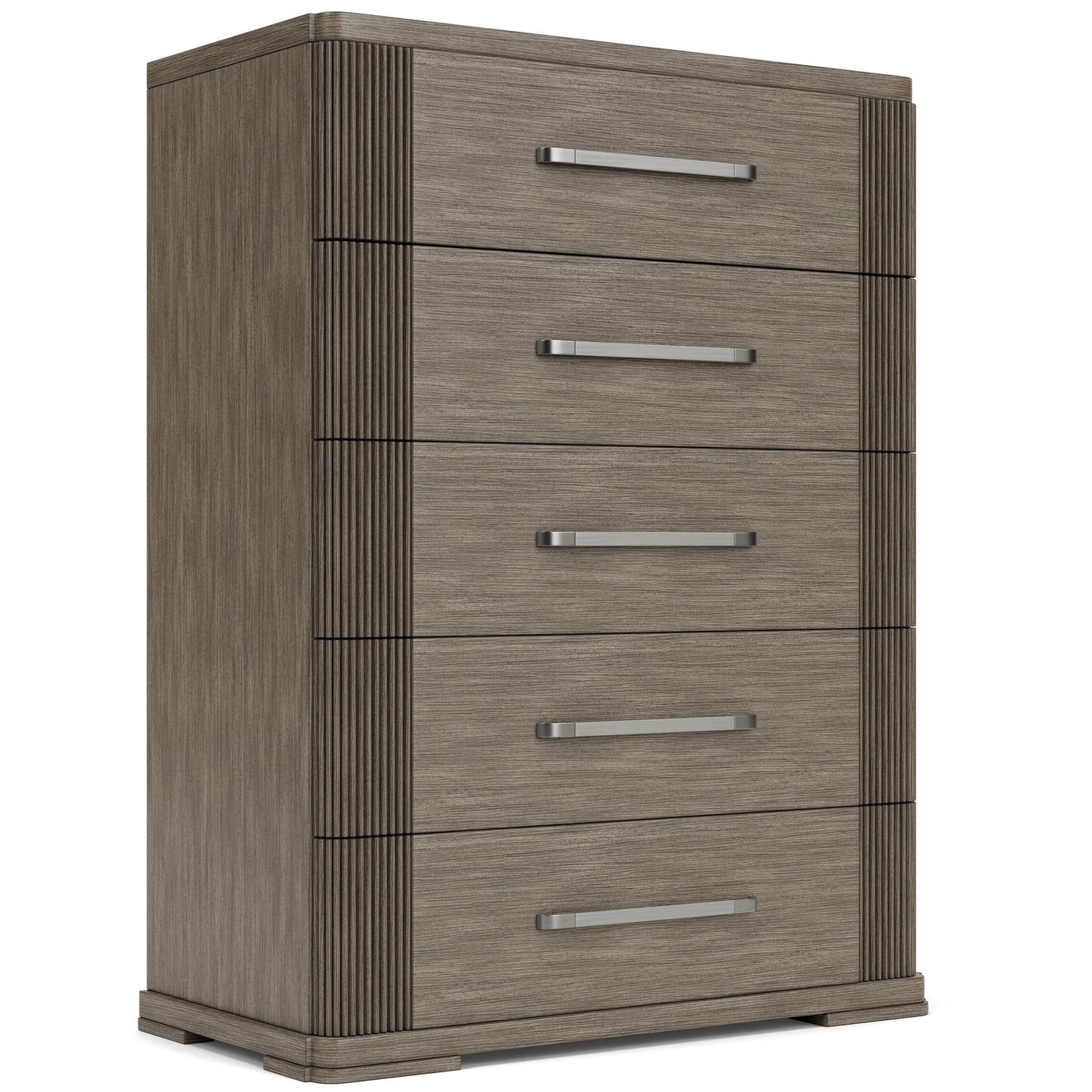 Sariel - 5-Drawer Chest - Dark Brown