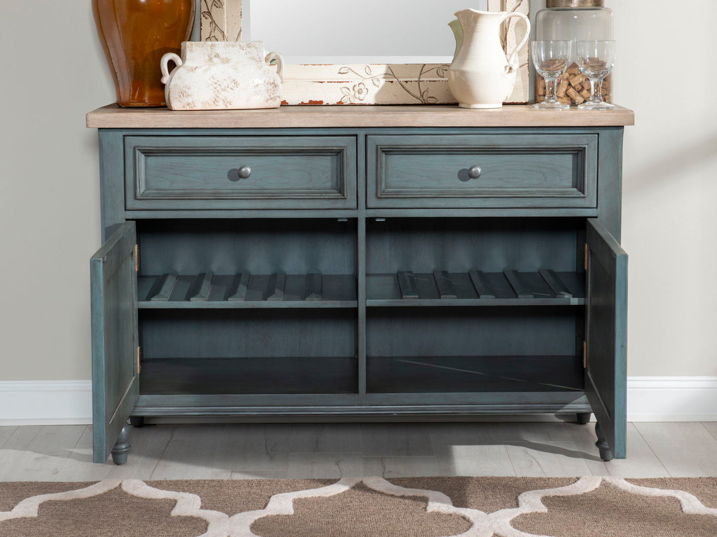 Easton Hills - Credenza - Blue