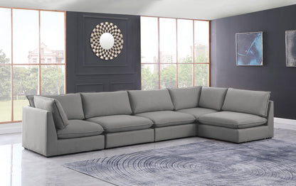 Mackenzie - Modular Sectional 5 Piece - Gray