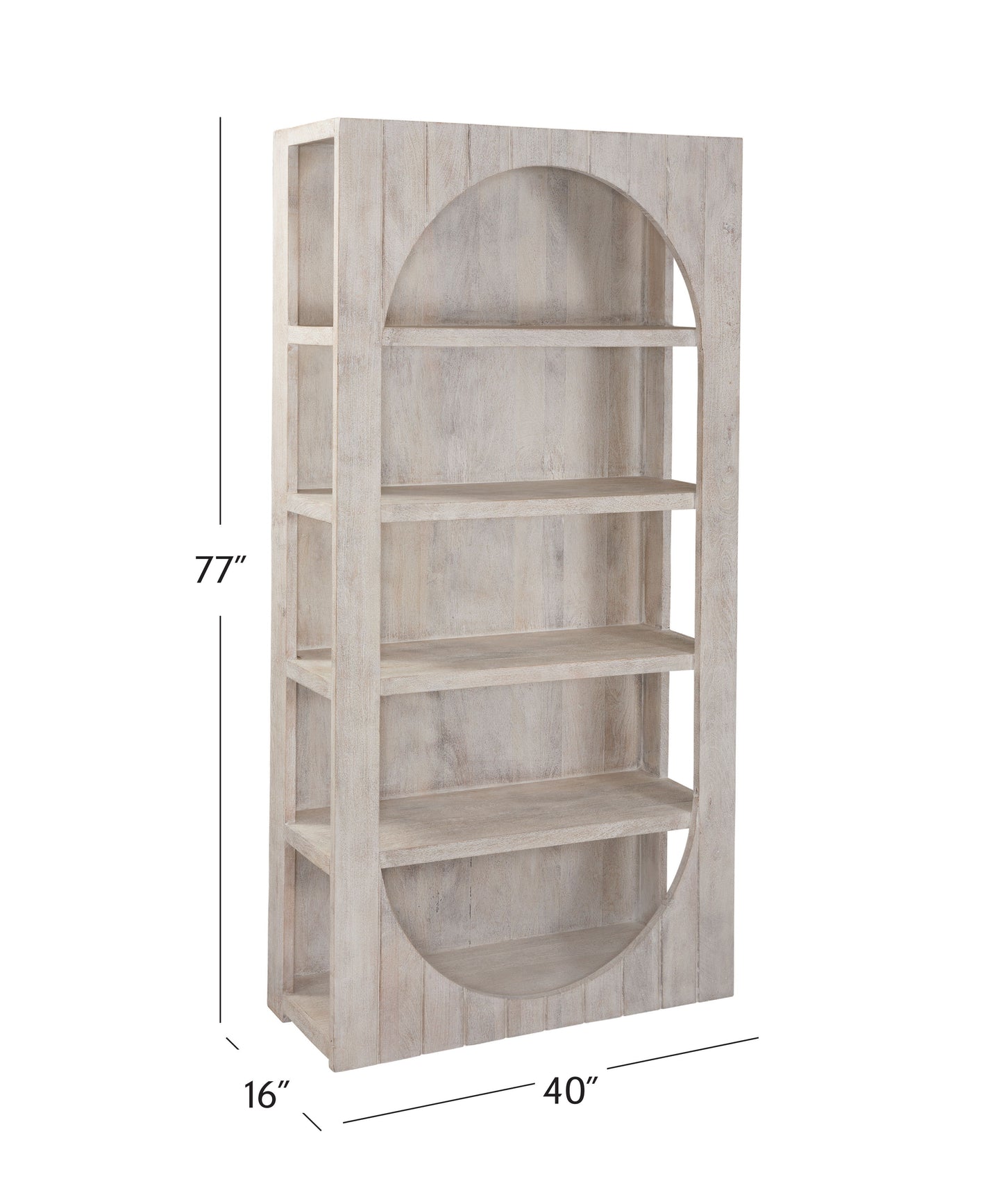 Bali - Bookcase - Gray