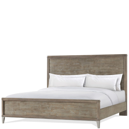 Intrigue - Panel Bed With Metal Footboard