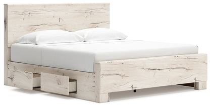 Lawroy - Panel Bed With Storage